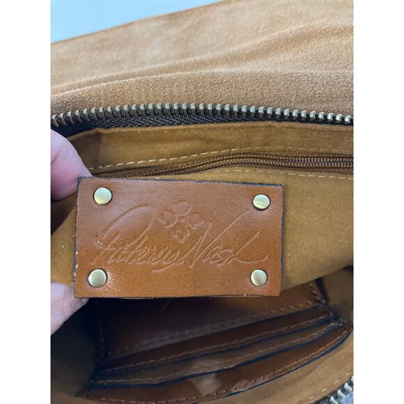 PATRICIA NASH LEATHER MULTI COLOR FLORAL WRITLET CROSSBODY BAG - Picture 10 of 16